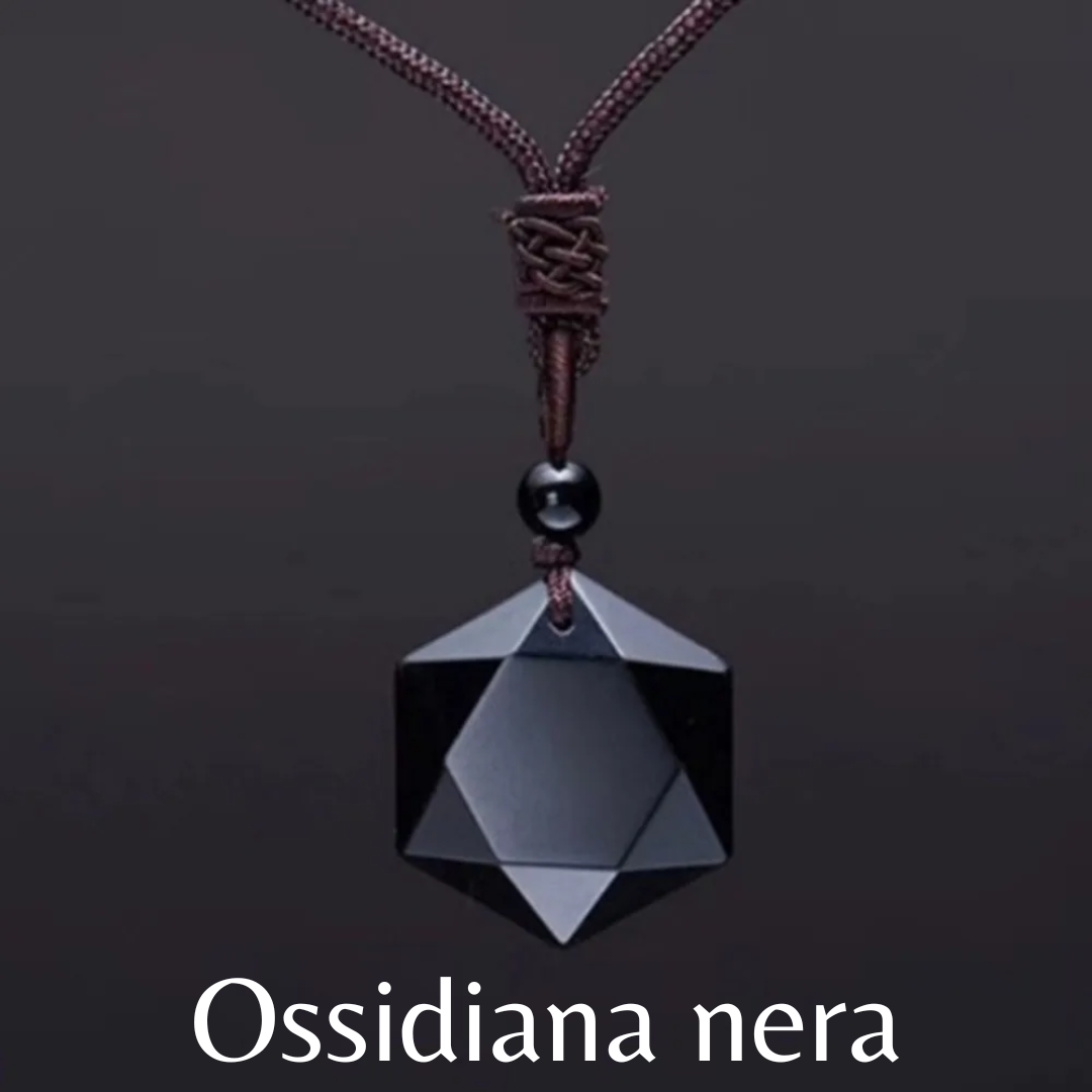 Collana Ossidiana nera